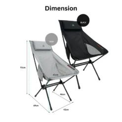 KZM Schwyz High Lightweight Chair Black 22 KZM Schwyz High Lightweight Chair Black -Campsite equipment 10 19de7d27 cfef 4ce2 91c6 05fc9b27a44b