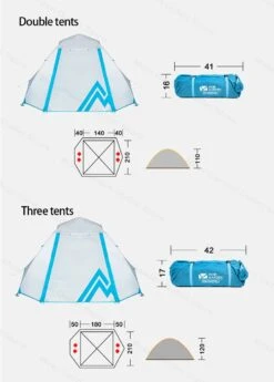 Mobi Garden Camping Tent 3P -Campsite equipment 13 3