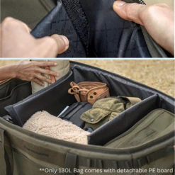 KZM Field Multi Carry Bag 100L & 130L -Campsite equipment 130L PEboard