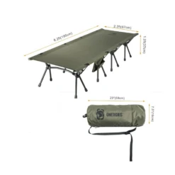 OneTigris Outdoor Foldable Camp Bed - Ranger Green 12 OneTigris Outdoor Foldable Camp Bed - Ranger Green -Campsite equipment 1 f5a83ce4 4e93 4bd4 9eff 24c40c4ca940