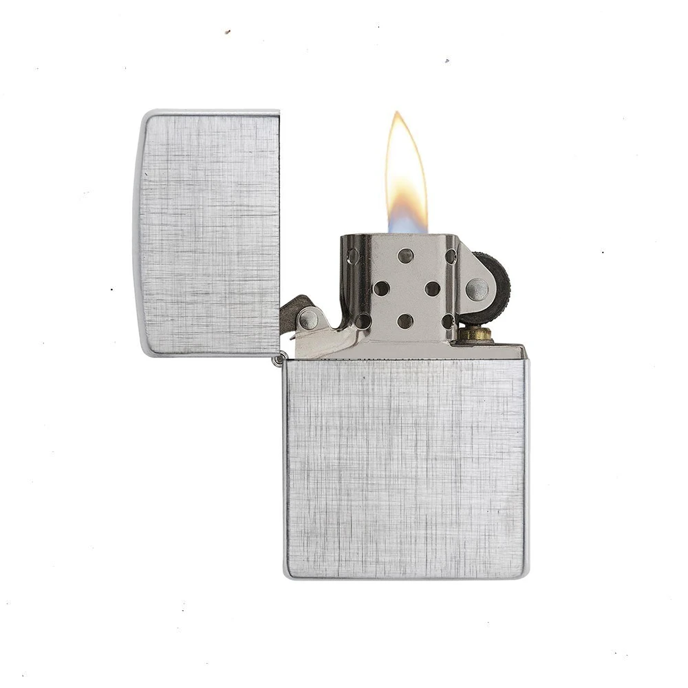 Zippo Linen Weave Refillable Windproof Lighter - 28181 4 Zippo Linen Weave Refillable Windproof Lighter - 28181 - Image 2