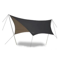 Campsite equipment 18 Vidalido Large Butterfly Tarp Black