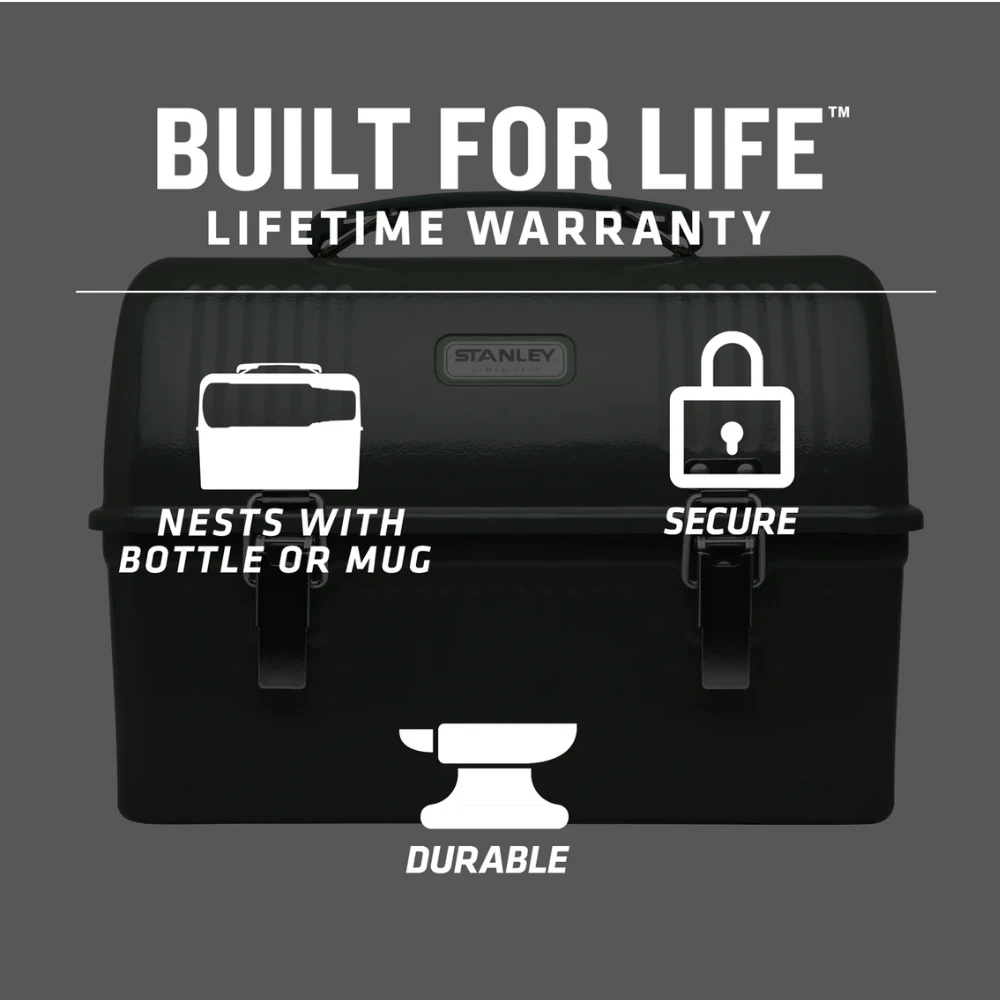 Stanley Classic Lunchbox 10QT Black 9 Stanley Classic Lunchbox 10QT Black - Image 7