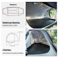 OneTigris Outbreak Retreat Camping Tent - Black 10 OneTigris Outbreak Retreat Camping Tent - Black -Campsite equipment 3 e9015a93 4d4d 4621 821a 70933dc76041