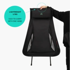 KZM Schwyz High Lightweight Chair Black 15 KZM Schwyz High Lightweight Chair Black -Campsite equipment 3 f2f08a35 ab33 40e7 a52b fa4e6cb6c563