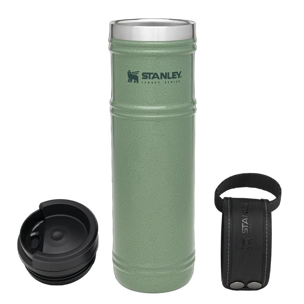 Stanley Legacy Neverleak Travel Mug 20oz - Hammertone Green 6 Stanley Legacy Neverleak Travel Mug 20oz - Hammertone Green - Image 4