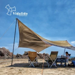 Vidalido Large Butterfly Tarp Black -Campsite equipment 5 ba09af71 3e9b 48e6 ba53 fa6df18c0555