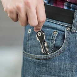 Keysmart Flex Black - Compact Multiple Key Holder Car Key Organizer -Campsite equipment 7 24