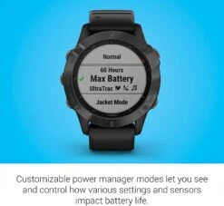 Garmin Fenix 6 GPS Watch - Sapphire Grey -Campsite equipment 711EhyjX IL. AC SL1500