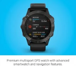 Garmin Fenix 6 GPS Watch - Sapphire Grey -Campsite equipment 716c8Sx5ITL. AC SL1500