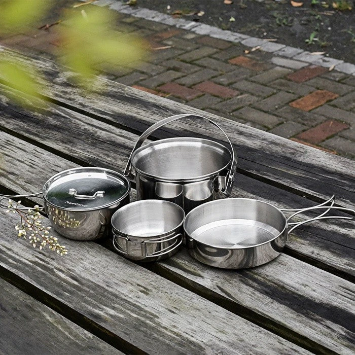 Ace Camp Stainless Steel Cooking Set 5 Ace Camp Stainless Steel Cooking Set - Image 3