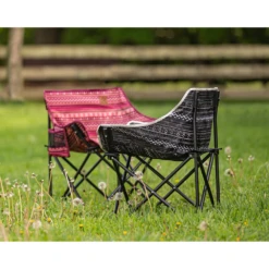 KZM New Hug Chair Black -Campsite equipment 8 a4ec841d a219 49b5 954e 5eb85a5ed047