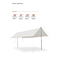 Adventurer Tanxianzhe Waterproof Awning Anti-tearing Sunshade Tarp Outdoor Camping Tan 21 Adventurer Tanxianzhe Waterproof Awning Anti-tearing Sunshade Tarp Outdoor Camping Tan -Campsite equipment 8 f8b7b46e 1041 4d8a a0f7 85e9f4d088f4