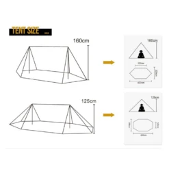 OneTigris Roc Shield Bushcraft Tent TC Version - Ranger Green -Campsite equipment 9 4a72f968 c029 4668 936d 78ecf3be7358