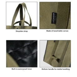 Campingmoon Firewood Bag -Campsite equipment BC 400 08