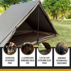 OneTigris Tangram UL Double Tent -Campsite equipment CE SWT01 CB 05