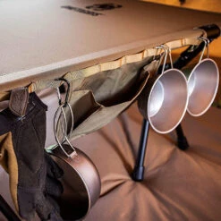 OneTigris Outdoor Foldable Camp Bed - Black -Campsite equipment CE ZDC01 CB 06