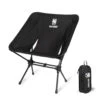 OneTigris Portable Camping Chair - Black -Campsite equipment CE ZDY02 BK 02