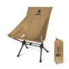 OneTigris Portable Camping Chair Large - Coyote Brown 1 OneTigris Portable Camping Chair Large - Coyote Brown -Campsite equipment CE ZDY03 CB 02