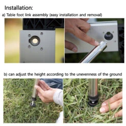 Snow Peak Snow IGT Low Height Leg Set 11 Snow Peak Snow IGT Low Height Leg Set -Campsite equipment CK 112 installation