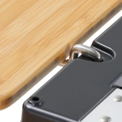 Snow Peak Iron Grill Table Multi Function Table Corner L Bamboo -Campsite equipment CK 118TR 2