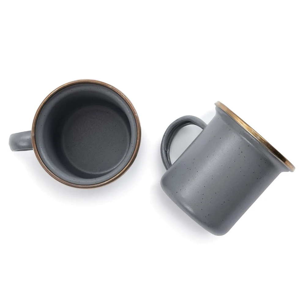 Barebones Enamel Espresso Cup - Set Of 2 9 Barebones Enamel Espresso Cup - Set Of 2 - Image 7