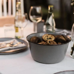 Barebones Enamel Mixing Bowl Slate - Set Of 2 -Campsite equipment CKW 378 06