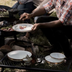 Barebones Enamel Salad Plate - Set Of 2 -Campsite equipment CKW 392 03