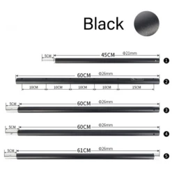 Camp Leader Canopy Tarp Pole - Black -Campsite equipment CL11 6 600x600 689e0fd1 debf 49b8 ab3b ca14f19285ac