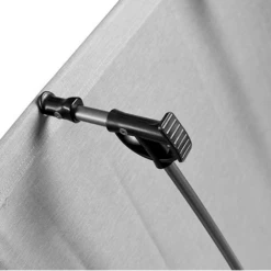 Camp Leader Low Collapsible Camp Bed -Campsite equipment CL26 GRY 04