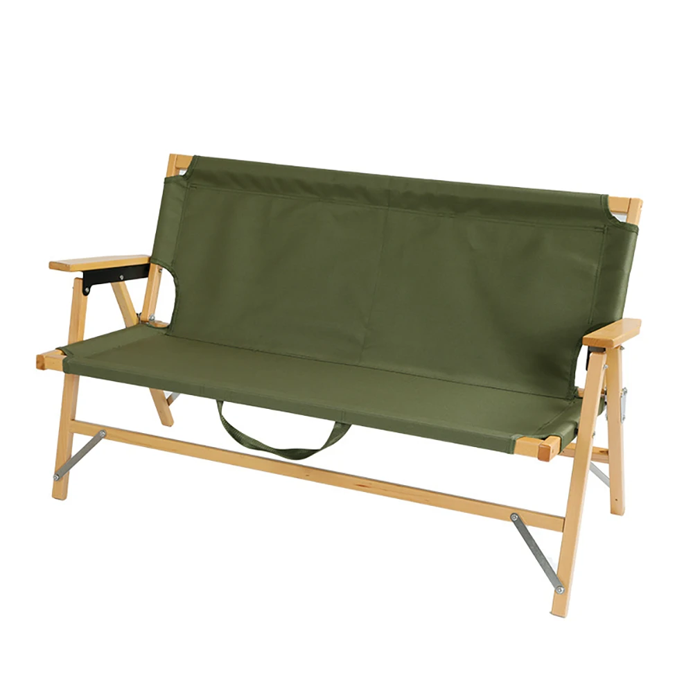 Camp Leader Camping Wooden Long Chair - Green 3 Camp Leader Camping Wooden Long Chair - Green
