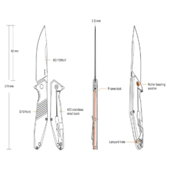 Ruike D191-B Knife 10 Ruike D191-B Knife -Campsite equipment D191 B 5