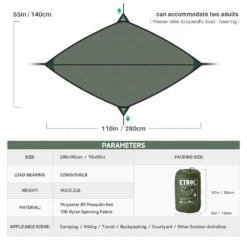 Etrol Bat Hammock -Campsite equipment DC SJ Ge1 08