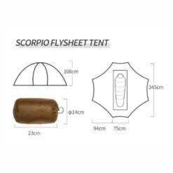 Thous Winds Scorpio Flysheet Tent -Campsite equipment Dimension b95a127c de5f 4560 a89b f6d0601dcdb2