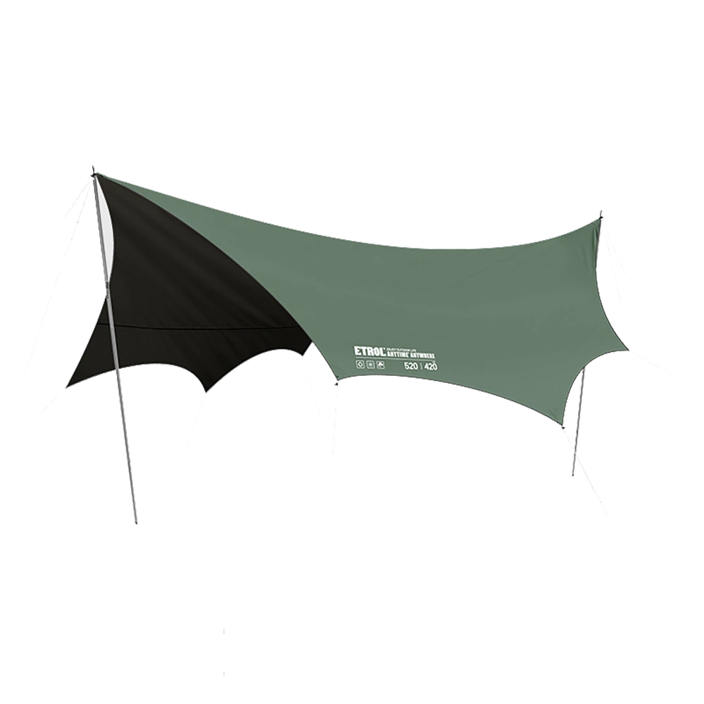 Etrol Albarross Octagonal Rainfly - Set Green 3 Etrol Albarross Octagonal Rainfly - Set Green