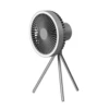 Tripod Fan With White Ring Light USB Rechargeable -Campsite equipment Edited 2