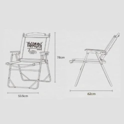 KZM Free Slope Chair 18 KZM Free Slope Chair -Campsite equipment FreeSlopeChair