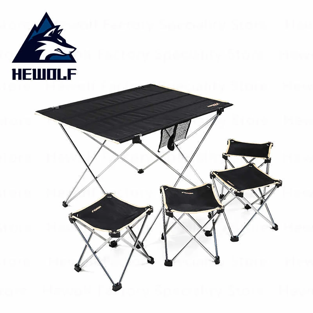 Hewolf Ultralight Foldable Table Black 4 Hewolf Ultralight Foldable Table Black - Image 2