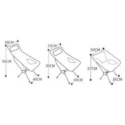 Hewolf Space Large Aluminum Alloy Foldable Chair -Campsite equipment HW J2049 BLK 9 87f8eb6f 9819 4036 a907 575277d356db