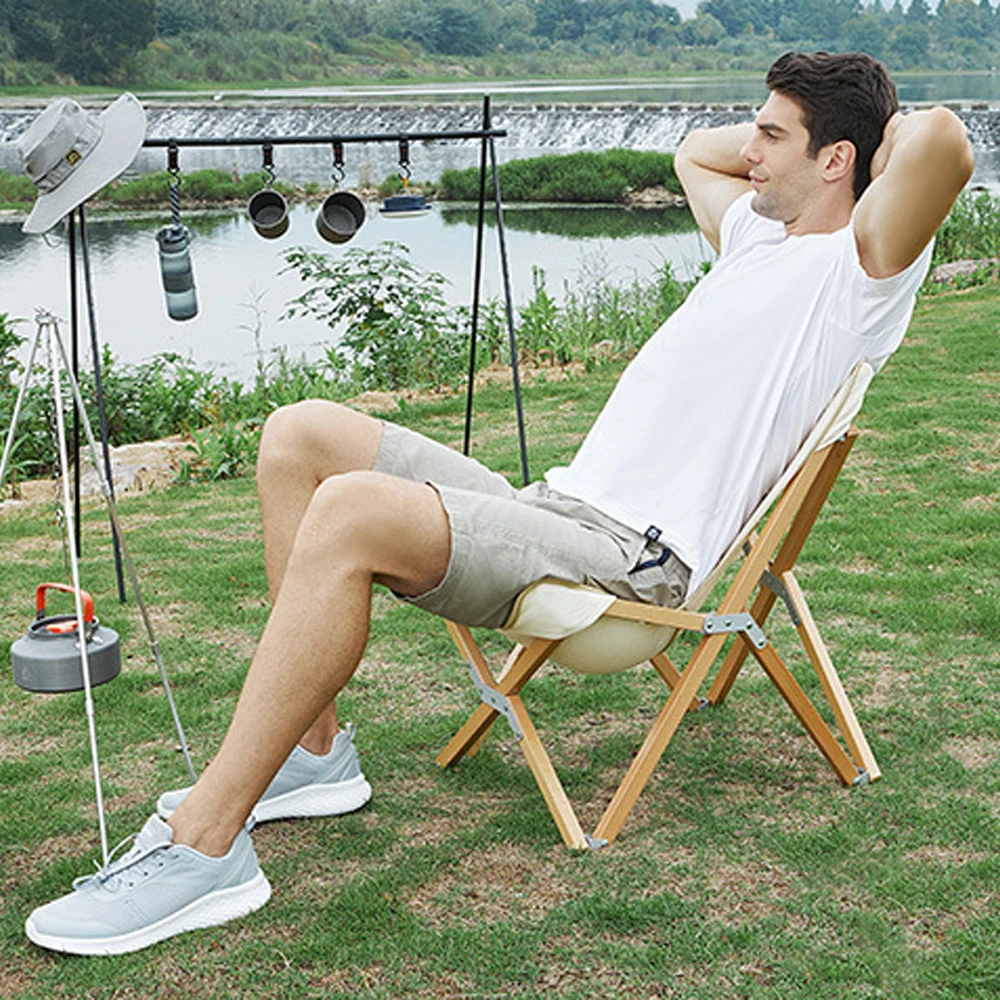 Hewolf Foldable Wooden Chair - Small 6 Hewolf Foldable Wooden Chair - Small - Image 4