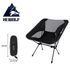 Hewolf Space Small Aluminum Alloy Foldable Chair 13 Hewolf Space Small Aluminum Alloy Foldable Chair -Campsite equipment HW J2071 S 3