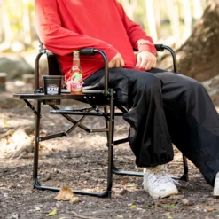 KZM Collapsible Chair With Table 10 KZM Collapsible Chair With Table -Campsite equipment K20T1C010 6 600x600 f73d9e33 0528 47c0 8328 cd27334e87f6