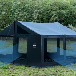 KZM Wise Black Tarp Shell -Campsite equipment K20T3T003 4 600x600 88da8407 e89a 4183 a229 a94eb8c9ca40