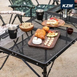 KZM Union Iron Mesh 2 Folding Table 14 KZM Union Iron Mesh 2 Folding Table -Campsite equipment K20T3U003 3