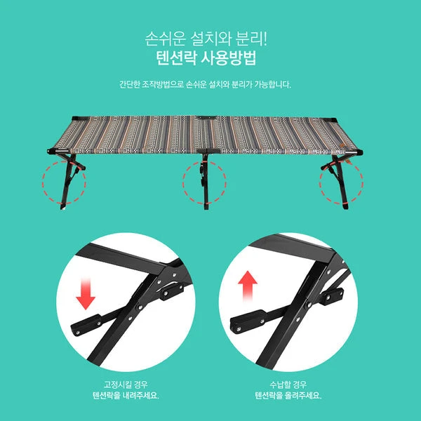 KZM Camping Cot - Gray 8 KZM Camping Cot - Gray - Image 6