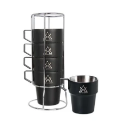 KZM NEW Black Mug 5P -Campsite equipment K8T3K004 4