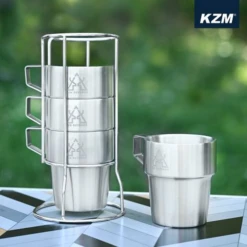 KZM Double Mug 4P Set -Campsite equipment K9T3K001 3 600x600 dc28b481 bebe 44f1 8527 1bef07736d6c