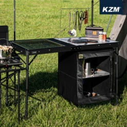 KZM Iron Mesh Cabinet Kitchen Table II -Campsite equipment K9T3U004 5 600x600 17a0a03b d9ed 4264 b6ff f603a2166f8f