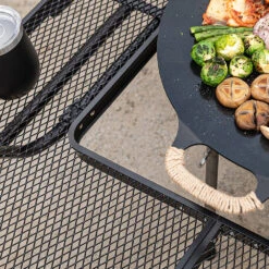 KZM Iron Mesh Fireplace Table II -Campsite equipment K9T3U012 5 png