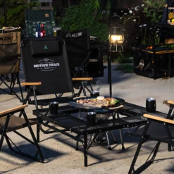 KZM Iron Mesh Fireplace Table II -Campsite equipment K9T3U012 7